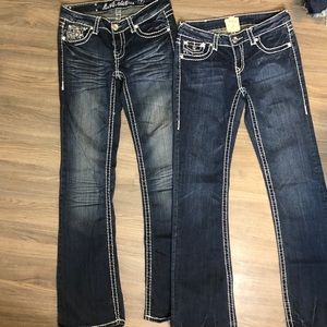 2 Pairs!  LA Idol Jeans Like New